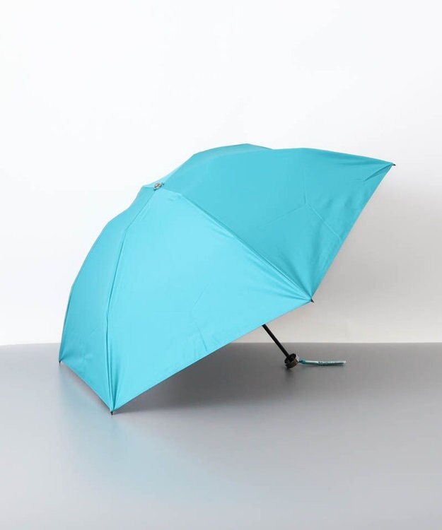 AURORA 【 BLAO（ブラオ）】サマーシールド 軽量カラバリ無地晴雨兼用傘(折りたたみ傘) ターコイズ
