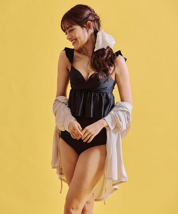 San-ai Resort（三愛水着楽園） 【SALE】シャツ風パーカーM・L【Big Apple's（ビッグアップルズ）】 ベージュ
