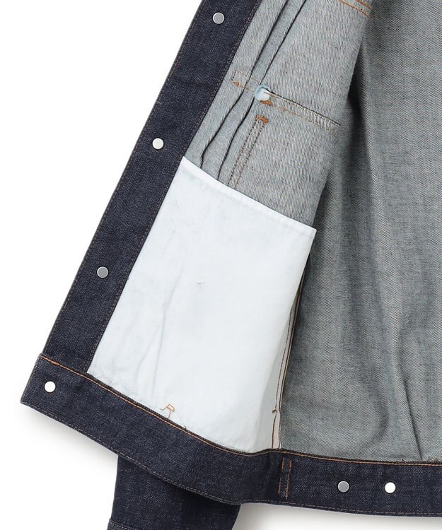 23区 S 【洗える】23区DENIM ストレッチ ジャケット ネイビー系