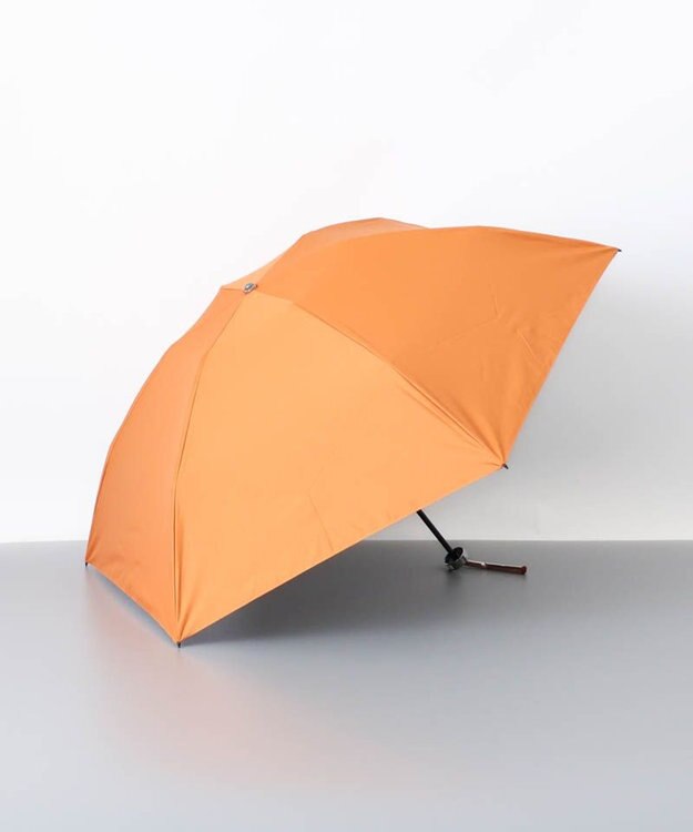 AURORA 【 BLAO（ブラオ）】サマーシールド 軽量カラバリ無地晴雨兼用傘(折りたたみ傘) オレンジ