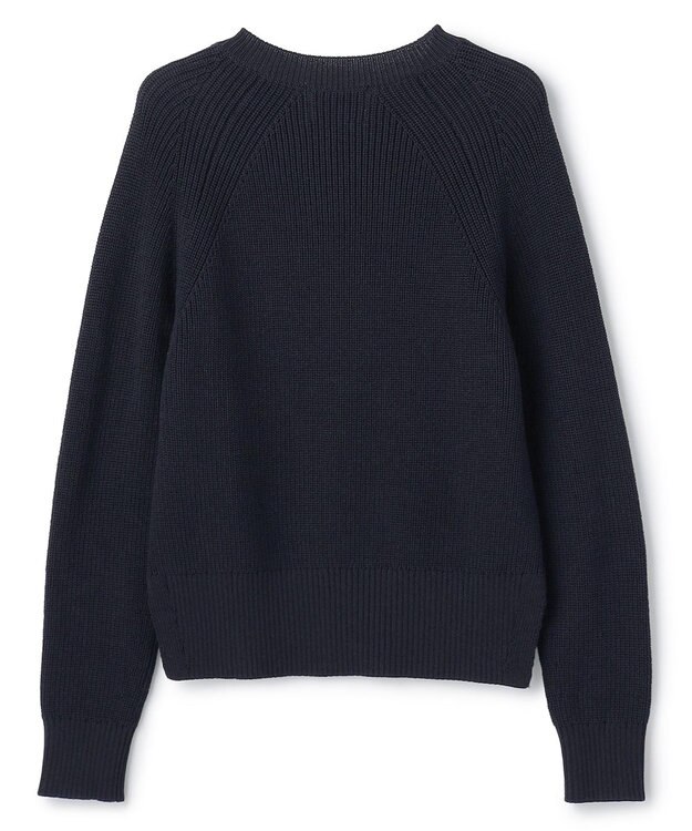 BEIGE， HELIODOR / スポンディッシュマリンボタンニット Navy