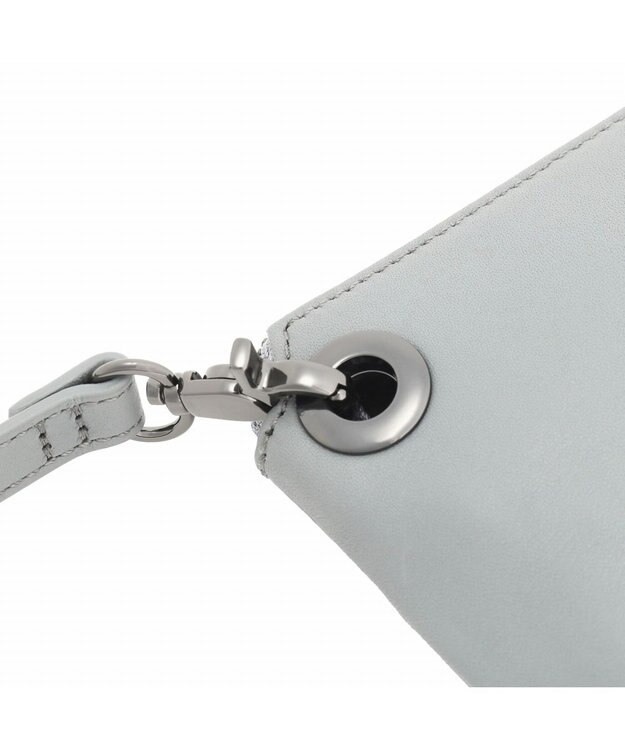 ACE BAGS & LUGGAGE ultma TOKYO アイオ ショルダーバッグ 11983 本革 サコッシュ ブルーグレー