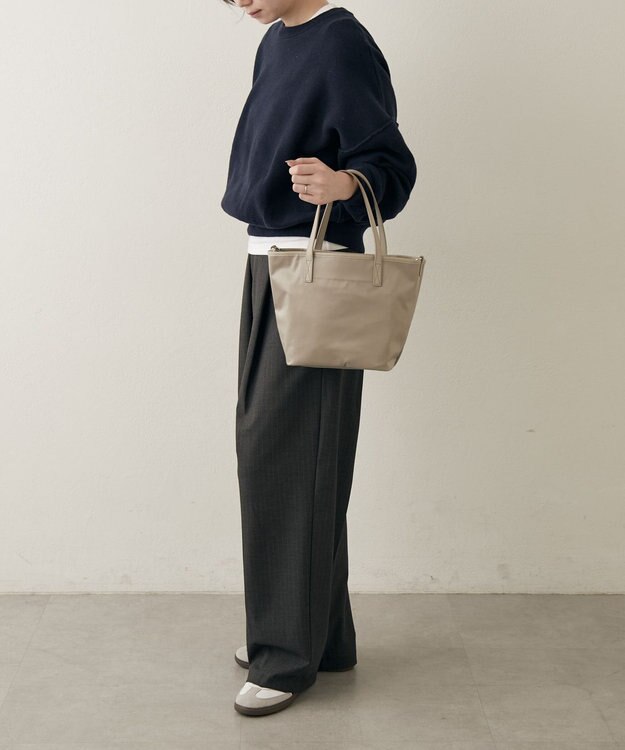 russet リバーシブル2wayトートバッグ(CE-1667) SandGreen