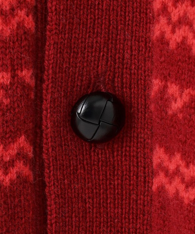 J.PRESS MEN 【Cash Lamb’s Wool】フェアアイルカーディガンニット レッド系7