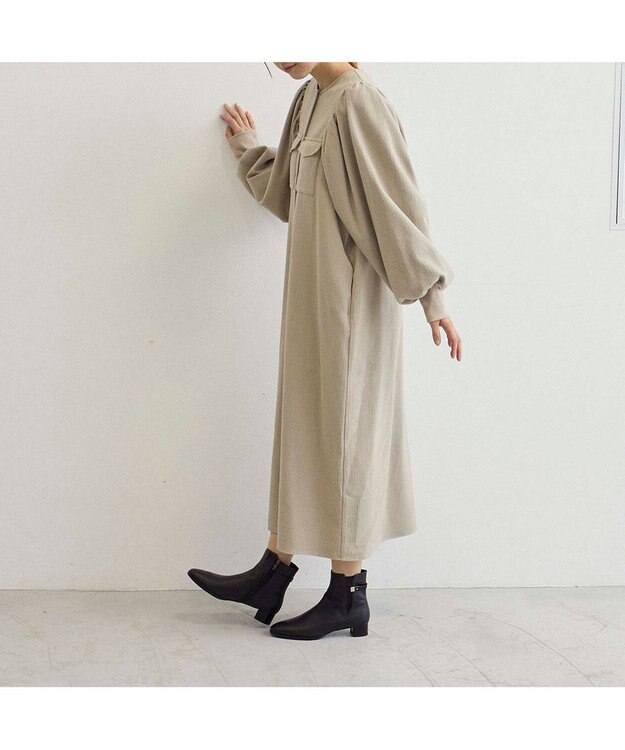 Riz raffinee <Riz raffinee>ベルテッドショートブーツ ブラック