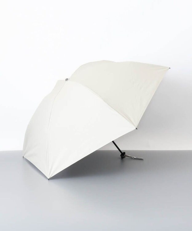 AURORA 【 BLAO（ブラオ）】サマーシールド 軽量カラバリ無地晴雨兼用傘(折りたたみ傘) ライトベージュ