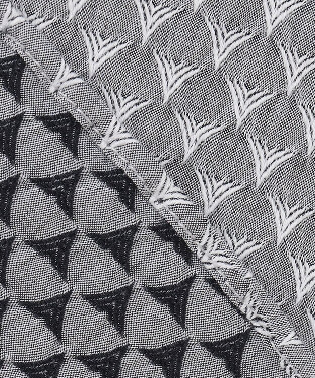 JOSEPH HOMME トライジャガードストレッチ　ウィングカラーシャツ ライトグレー系