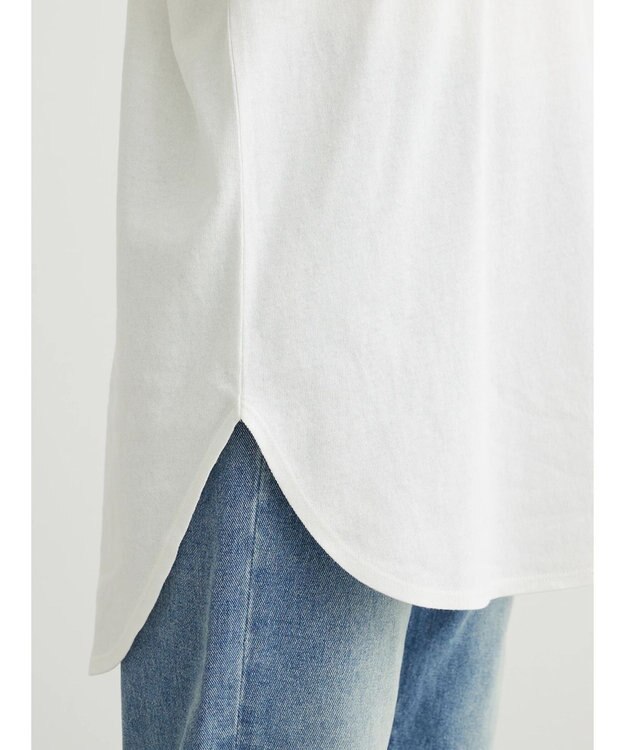 Green Parks 裾ラウンドホワイトインナー Off White