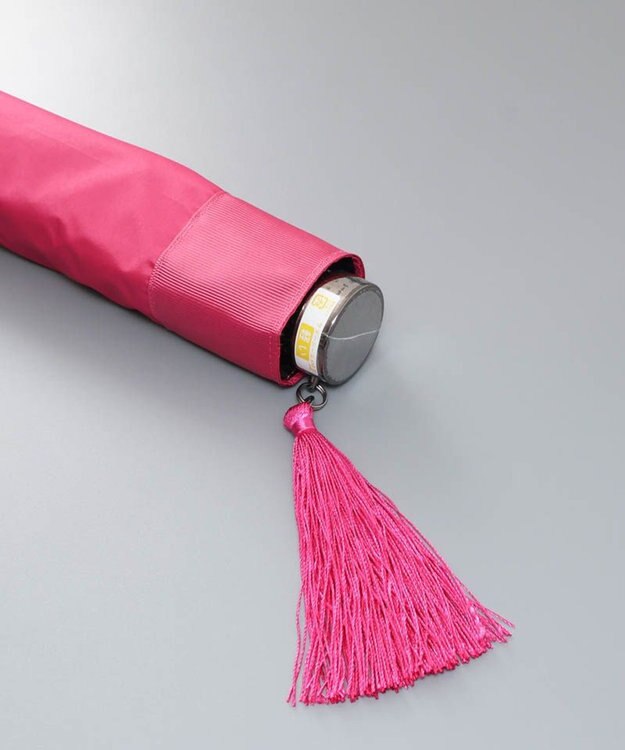 AURORA 【 BLAO（ブラオ）】サマーシールド 軽量カラバリ無地晴雨兼用傘(折りたたみ傘) フューシャピンク