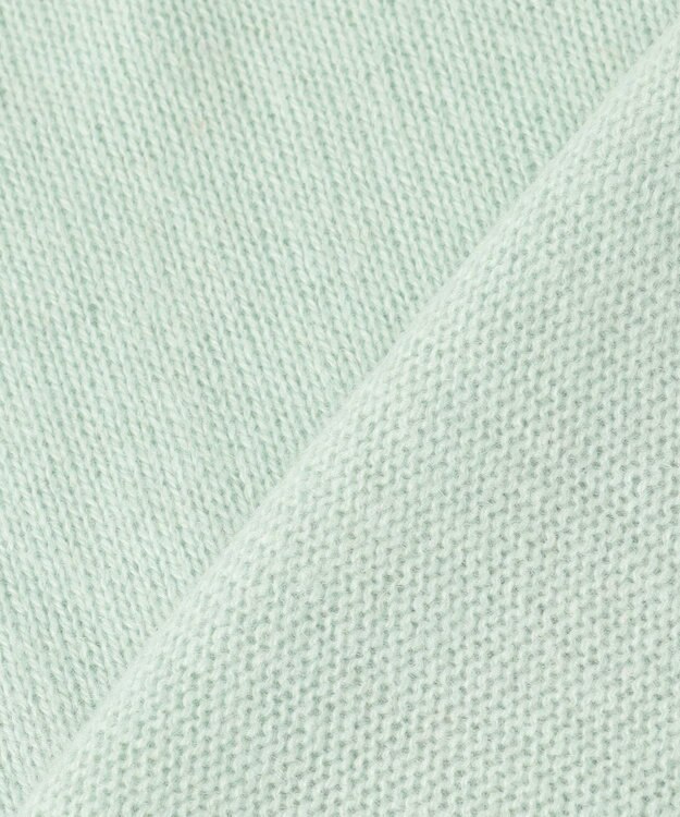 J.PRESS LADIES YAK BLEND Vネック ニット ライトミント系