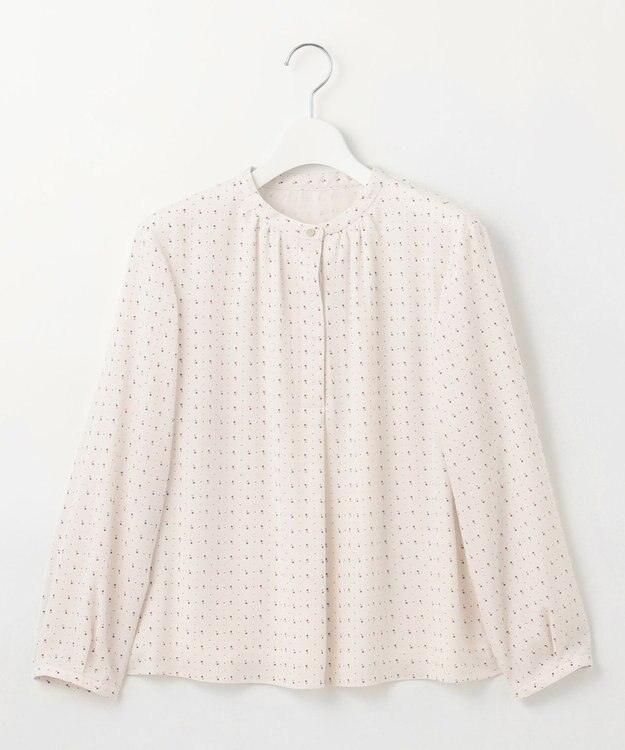 J.PRESS LADIES 幾何プリント カットソー グレージュベース系5