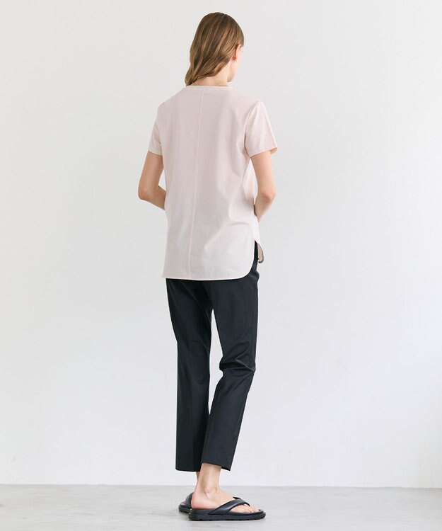 BEIGE， CELEST / ウエストゴム イージーストレートパンツ Black