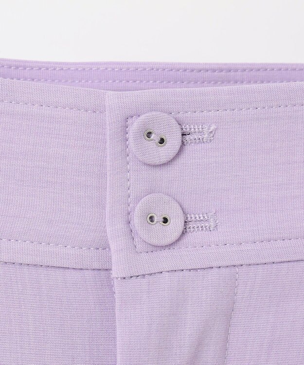 GRACE CONTINENTAL ツータックベルトワイドパンツ ラベンダー