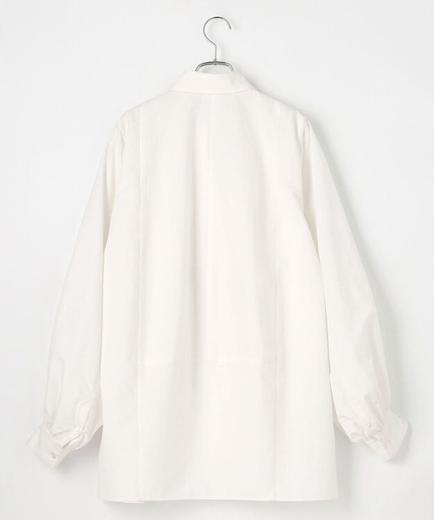 #Newans 【撥水】ユニークフォルムチュニック ホワイト