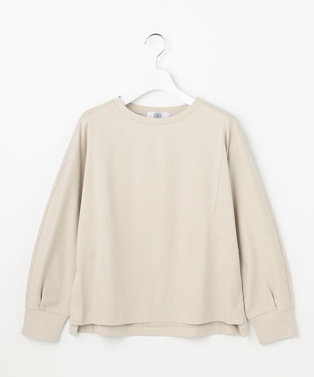 J.PRESS LADIES ポンチ ボートネック カットソー ベージュ系