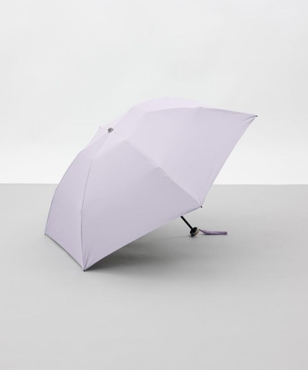 AURORA 【 BLAO（ブラオ）】サマーシールド 軽量カラバリ無地晴雨兼用傘(折りたたみ傘) ライトパープル