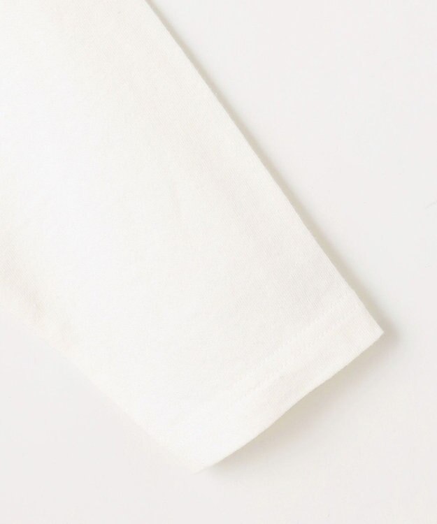 ANY KIDS 【綿100%】ロゴプリント 長袖Tシャツ オフホワイト