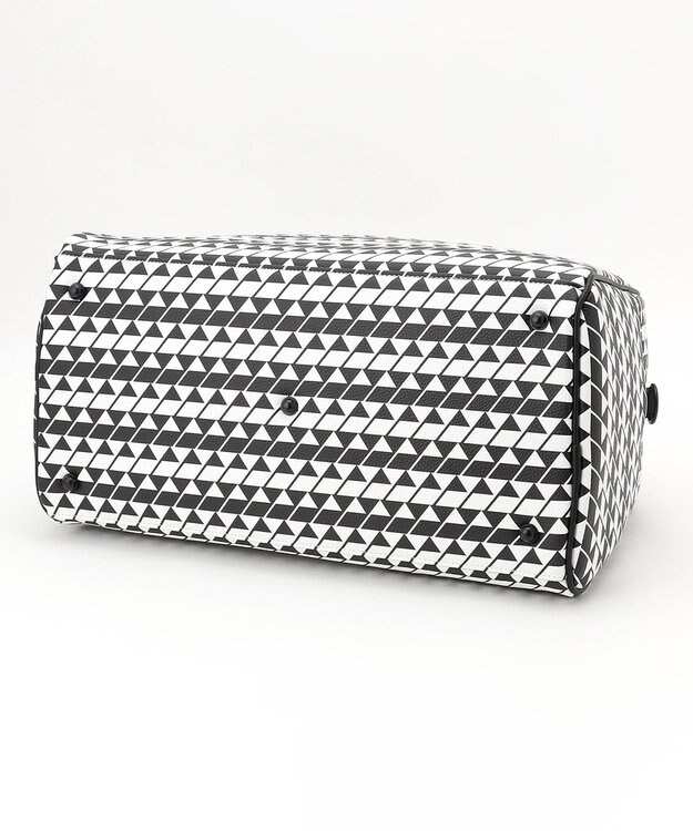 23区GOLF 【UNISEX】フラッグ総柄ボストンバッグ　シューズ収納付きの大容量　ショルダー持ちも可能 ブラック系5