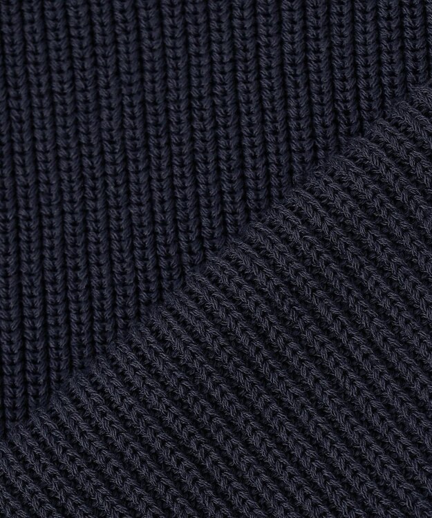 BEIGE， HELIODOR / スポンディッシュマリンボタンニット Navy