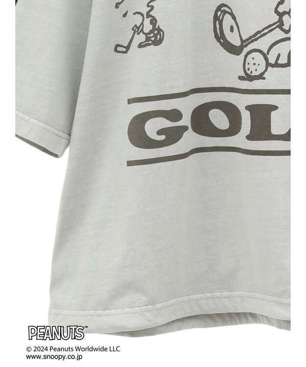 CRAFT STANDARD BOUTIQUE 【ユニセックス】PEANUTS/スヌーピー ゲームシャツTEE Light Gray