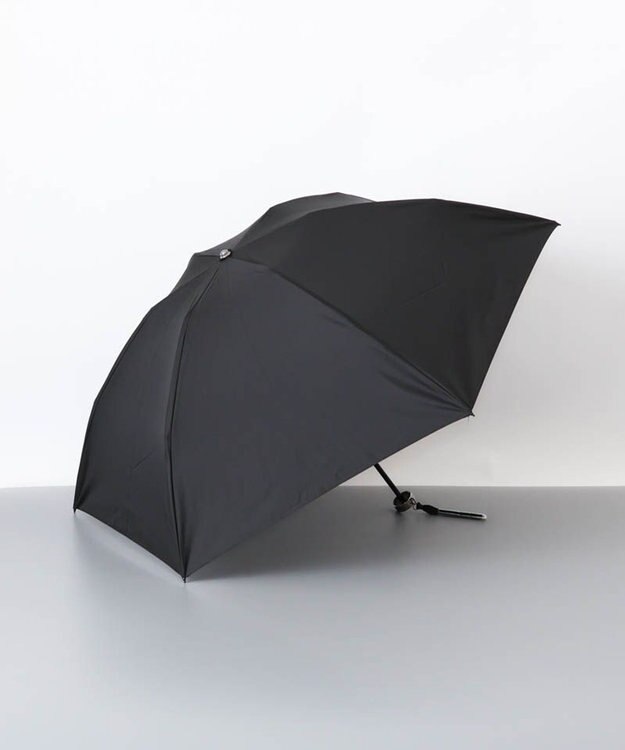 AURORA 【 BLAO（ブラオ）】サマーシールド 軽量カラバリ無地晴雨兼用傘(折りたたみ傘) ブラック