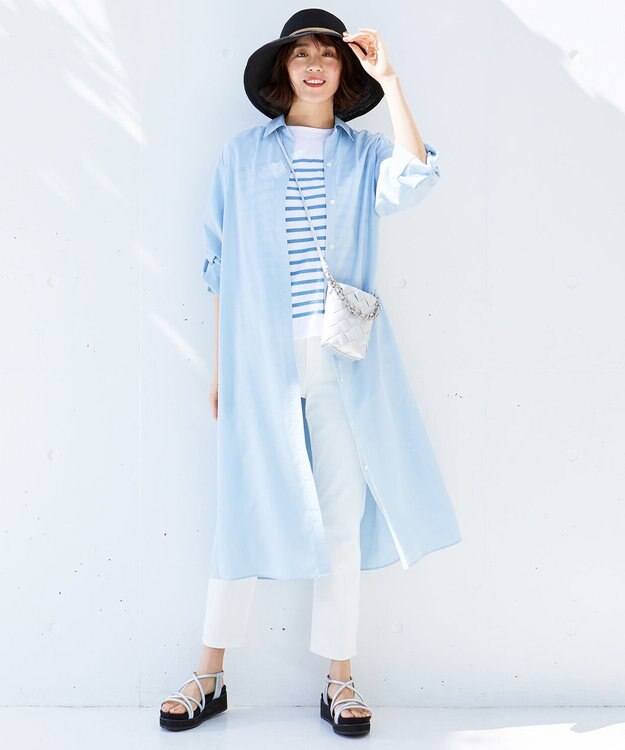 自由区 【WE WANT】365DENIM ストレートスリムデニム パンツ ホワイト系