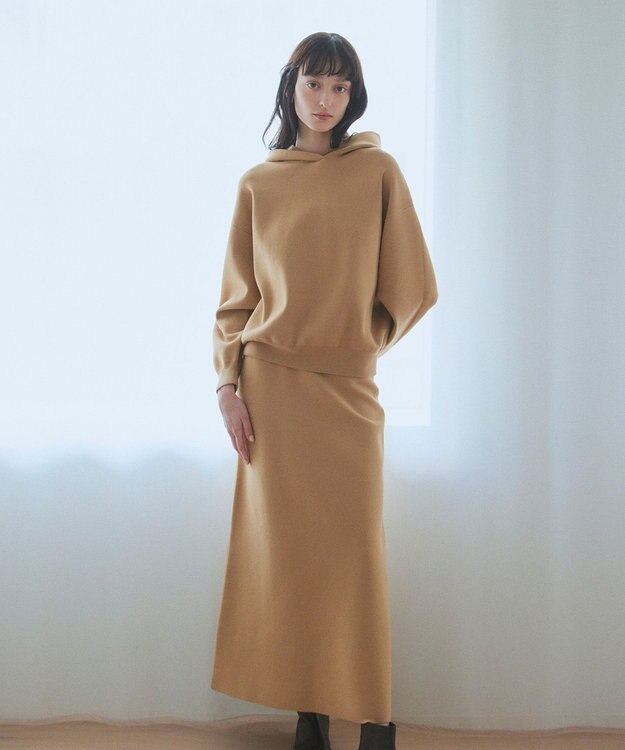 NAVE 【ReNAVE】スムースニット スカート キャメル系