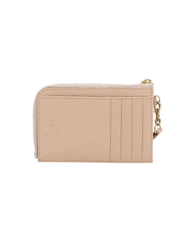 LANVIN en Bleu メラニー キーリング付きマルチケース ピンクベージュ