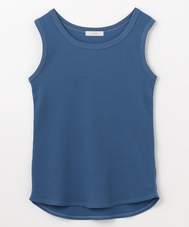 ANY L 【新色追加】ラウンドタンクトップ ブルー
