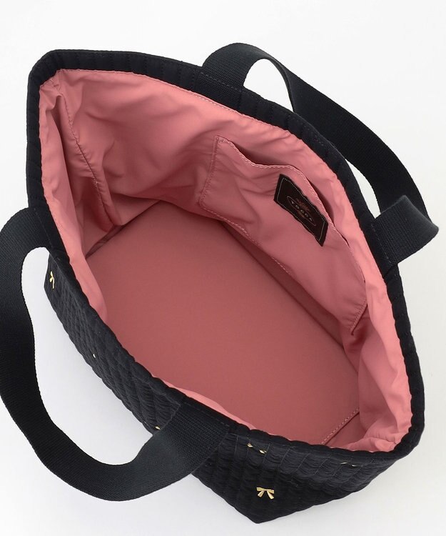 TOCCA 【WEB＆一部店舗限定】【A4サイズ対応】LUCKY SHOWER TOTE トートバッグ ブラック×リボン