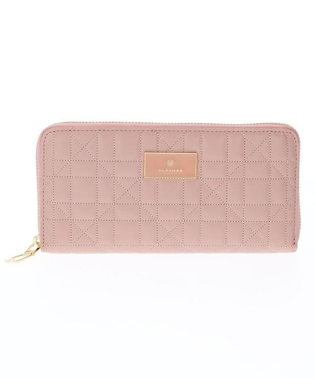 CLATHAS セレナ ラウンド長財布 ペールピンク