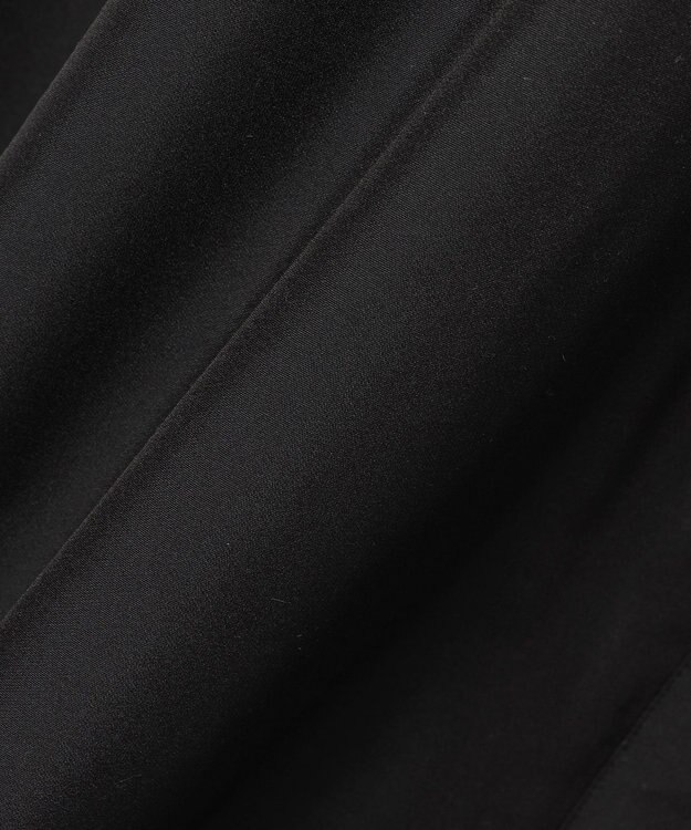 JOSEPH シルキーキルティング　ロングコート Black