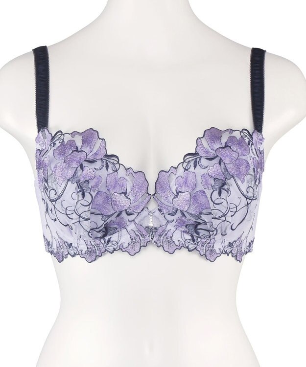 San-ai Resort（三愛水着楽園） 【SALE】【エレガントコレクション2403】単品ブラEFGカップ  【northerly】 パープル