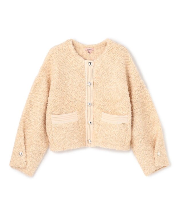 TOCCA LOP EARED POODLE ニットアウター アイボリー系