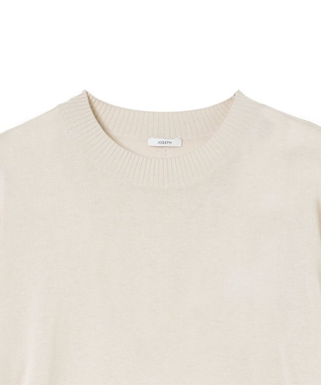JOSEPH スーパーファインシルク　ニットトップ Sandstone