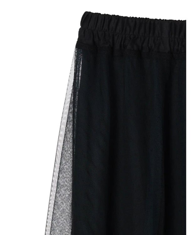 Green Parks ＳＥＴ２点　リバーシブルチュールスカート＋ペチスカート Green