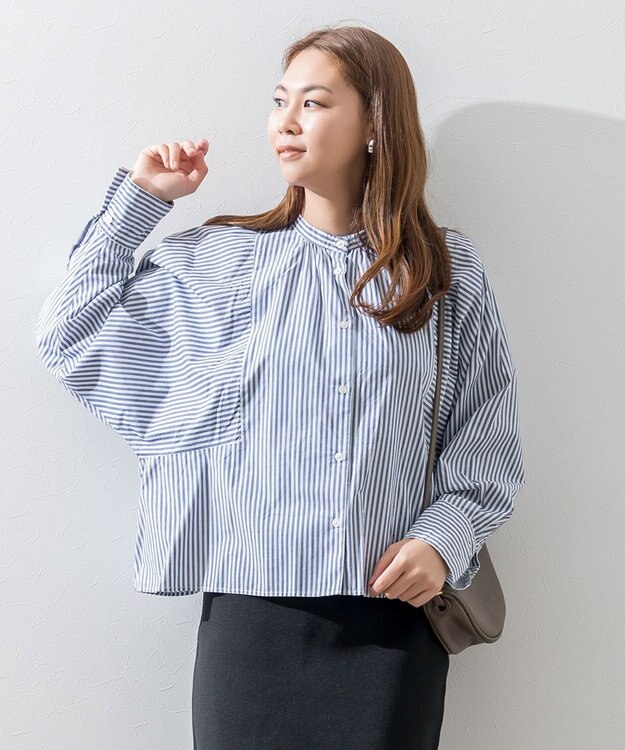 ONWARD Reuse Park 【UNFILO】ブラウス春夏 ネイビー