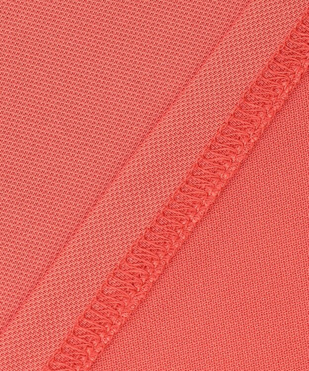 23区GOLF 【WOMEN】無地×プランティカプリント 半そでポロシャツ ピンク系