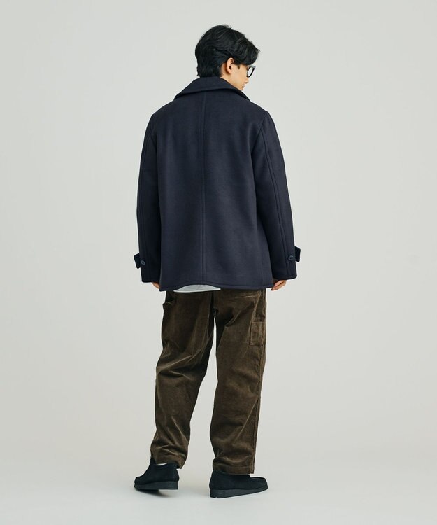 J.PRESS YORK STREET 【UNISEX】メルトン Pコート ネイビー系