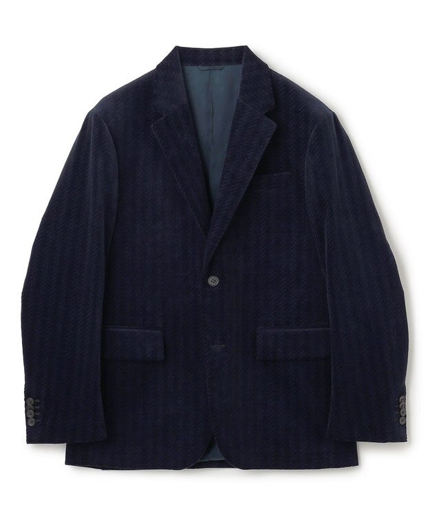 JOSEPH HOMME 【HIGH GRADE LINE】コーデュロイジャガード ジャケット ネイビー系