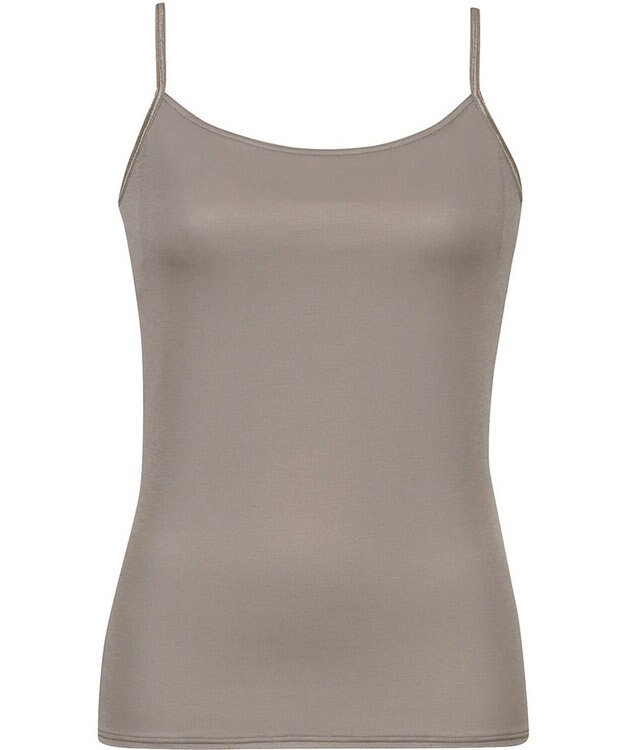 Wing インナー 綿混素材(身生地部) 汗をかいてもべたつきにくい 抗菌防臭(身生地部) 【瞬汗ドライ】 汗取り付き キャミソール 春 夏 EL1038 ウイング／ワコール ブラウン