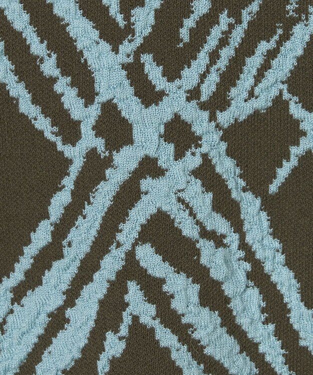 JOSEPH チェックニット　カーディガン Palm Leaf/Chambray