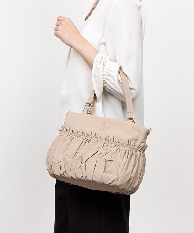 LANVIN en Bleu グラシリィ 2wayショルダーバッグ ベージュ