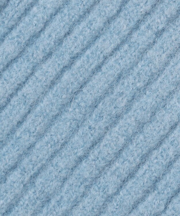 UNFILO 【WEB/一部店舗限定】ふわふわニット アームウォーマー サックス