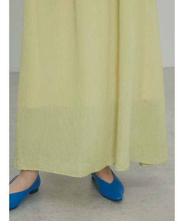 Green Parks ａ．バックオープンキャミワンピース Lime Green