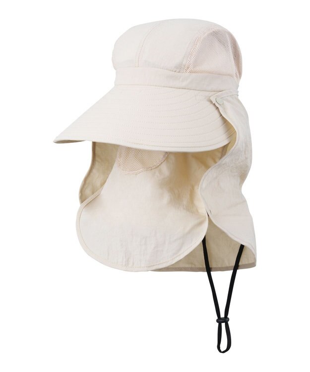 MOONBAT 【遮光100％/遮熱/UV100％/UPF50+】断熱ハット シェードジョッキー 帽子 手洗い可能 サイズ調整可能 ベージュ