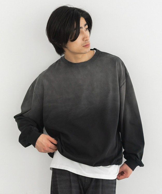 CRAFT STANDARD BOUTIQUE ヘビーウェイトグラデーションロンT Black