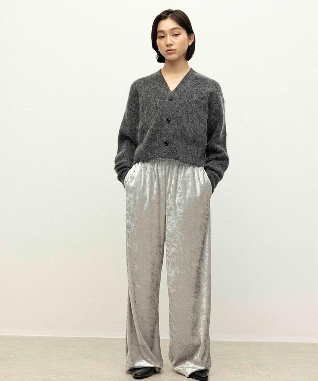 NAVE 【ReNAVE】ウールモヘア カーディガン チャコール系