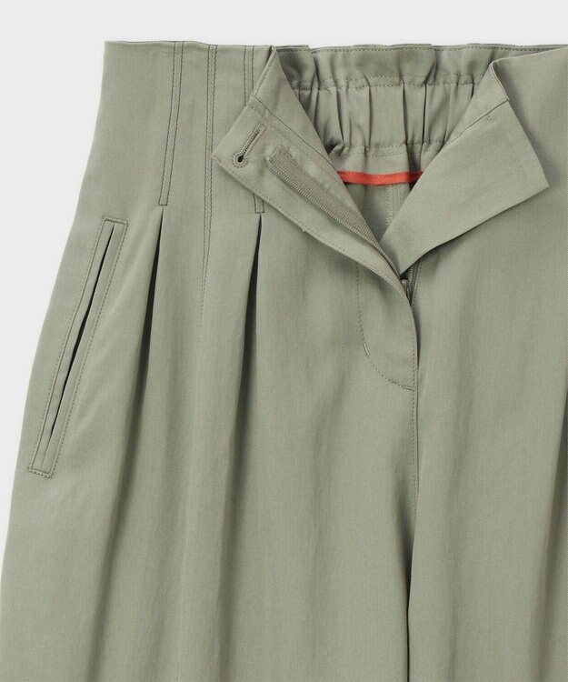 Paul Smith ツイル タック パンツ カーキ