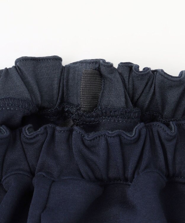 組曲 KIDS 【150-160㎝】ダンボールニット ショートパンツ ネイビー系